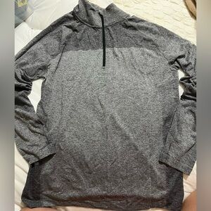 All in Motion Men's Seamless 1/4 Sweatshirt - XL Gray 23in pit to pit